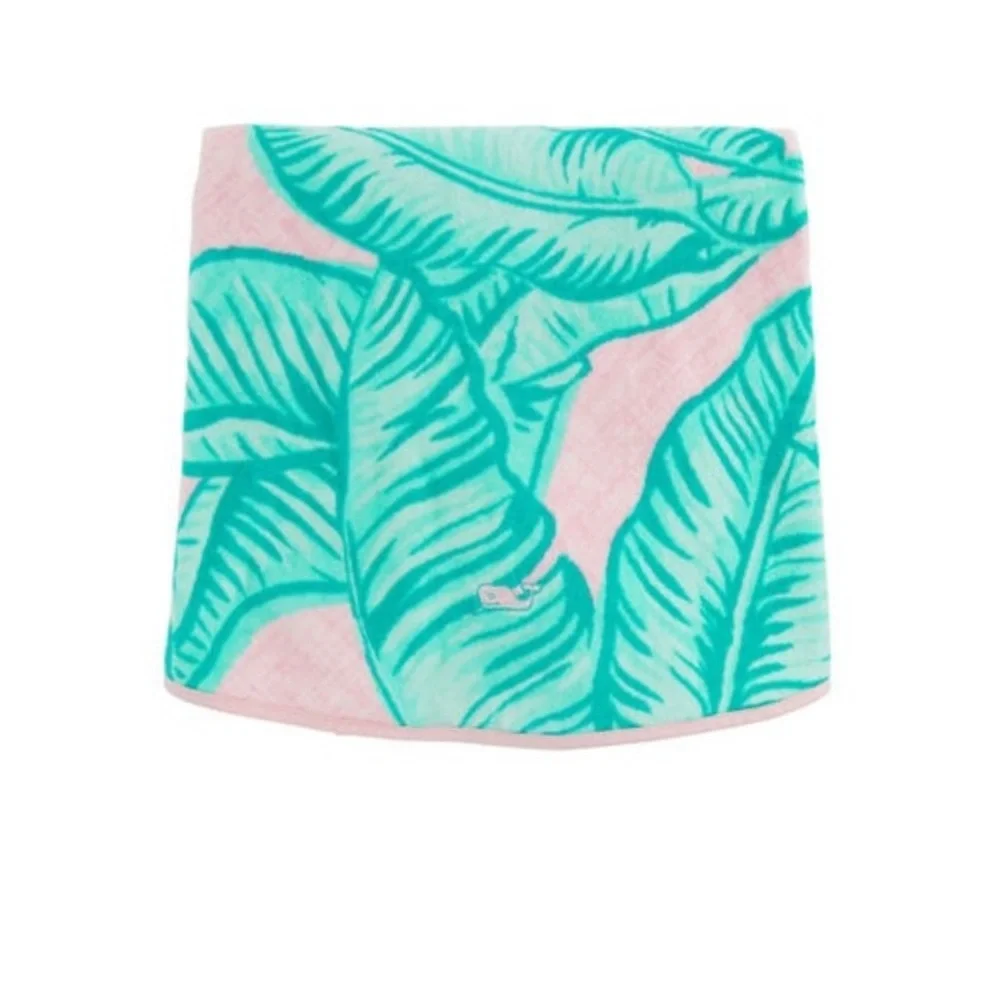 NWT Vineyard Vines Banana Leaf Circle Beach Towel
